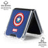 Marvel Captain America Shield Galaxy Z Flip6 Clear Case